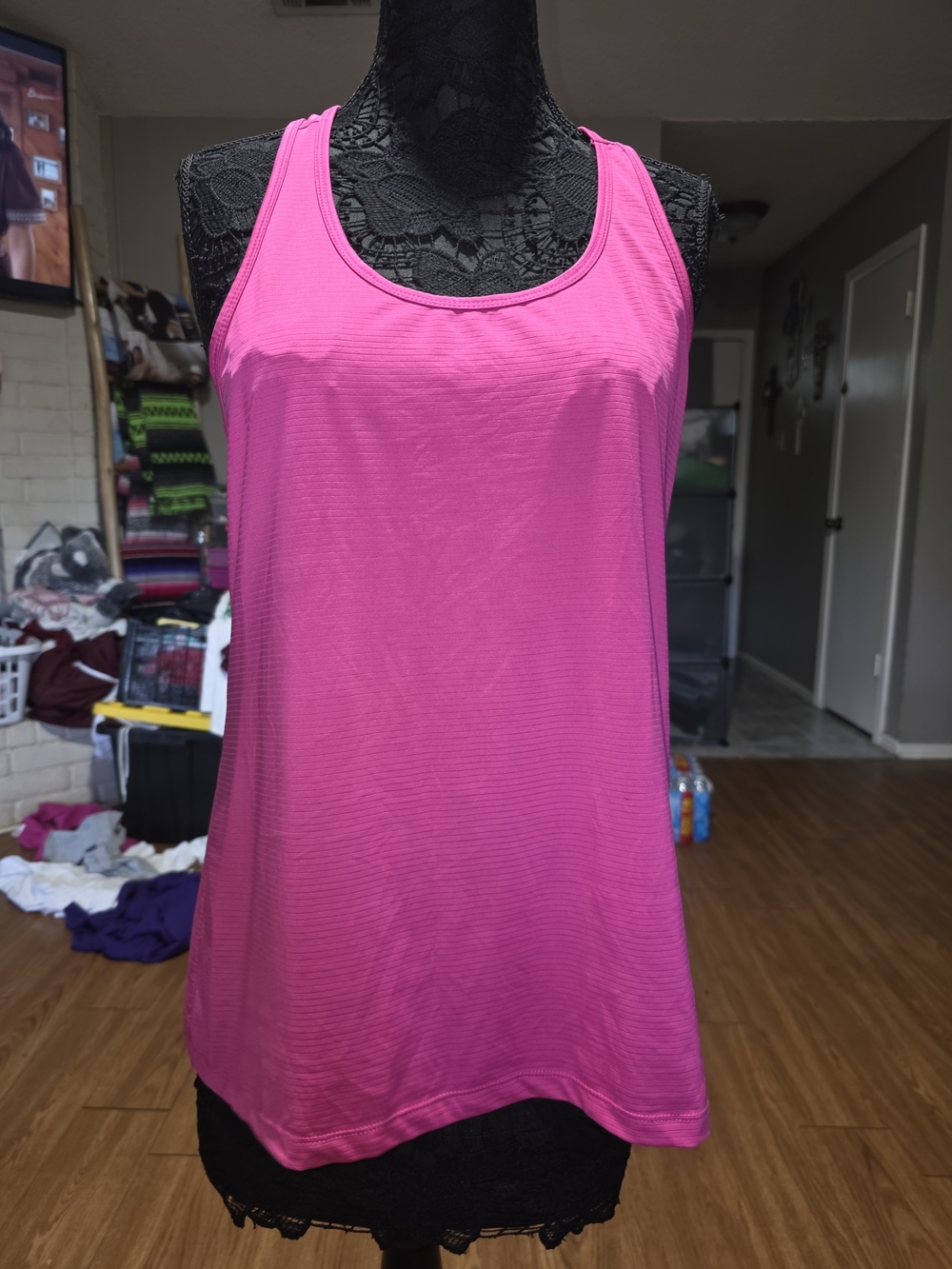 Old Navy Hot Pink Racerback Tank Top